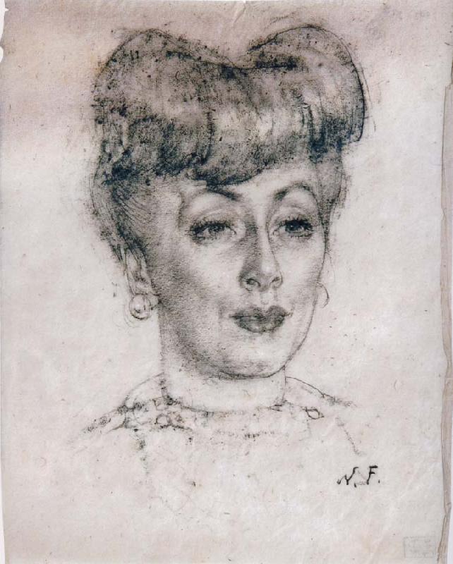 Nikolay Fechin Portrait of female